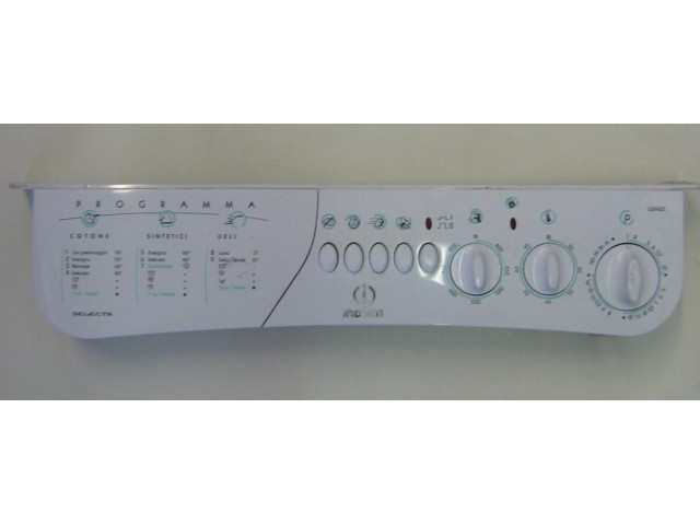 FRONTALE PER LAVATRICE INDESIT W842X   COMPLETO DI TIMER E SELETTORI