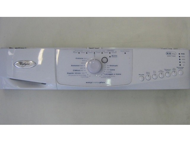 FRONTALE PER LAVATRICE Whirlpool AWM7080   COMPLETO DI SCHEDA COMANDI 461971083602