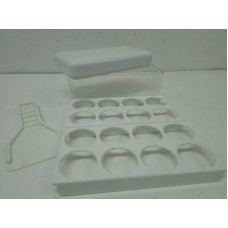 kit accessori 2 portauova + scatola salva freschezza + spatola Hotpoint Ariston Whirlpool Candy Indesit