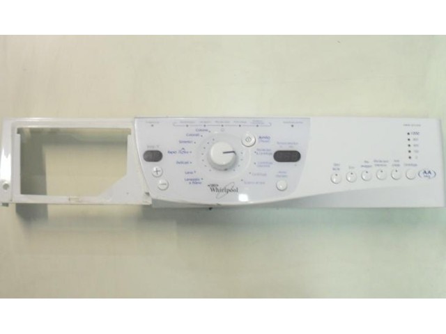 FRONTALE PER LAVATRICE Whirlpool AWM 8103   COMPLETO DI SCHEDA COMANDI COD. 461971067182