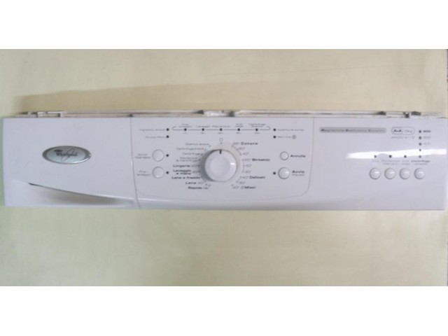 FRONTALE PER LAVATRICE Whirlpool AWO/D 4112   COMPLETO DI SCHEDA COMANDI COD. 461975310953 / 461971417343