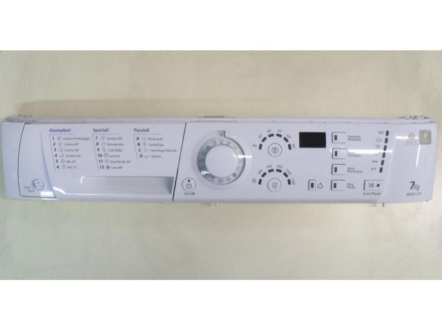 FRONTALE PER LAVATRICE INDESIT ARXXF129   COMPLETO DI SCHEDA COMANDI COD. 21014409300   SW: 02.01.34