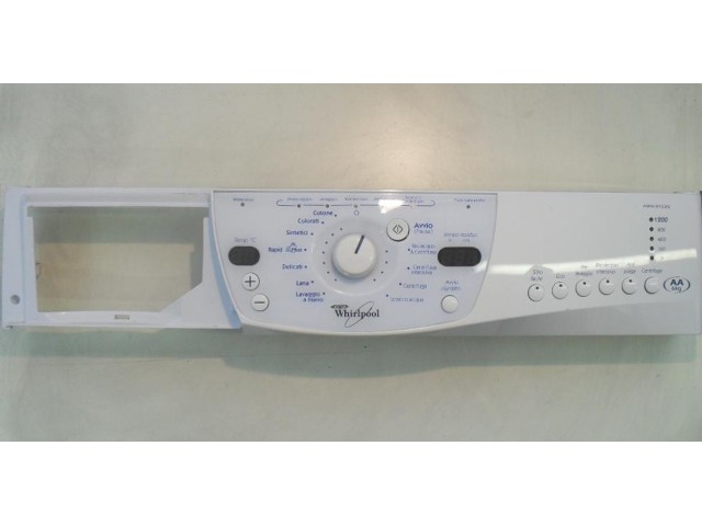 FRONTALE PER LAVATRICE WHIRLPOOL AWM 6063 COMPLETO DI SCHEDA COMANDI COD. 461971067203