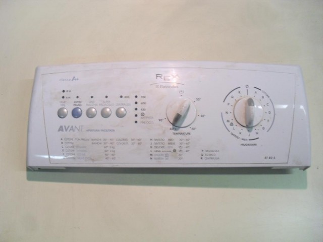 FRONTALE PER LAVATRICE ELECTROLUX RT80A COMPLETO DI SCHEDA COMANDI COD. 132120249 CODICE ALTERNATIVO: 451523305