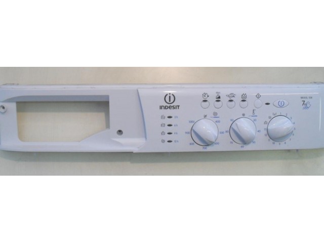 FRONTALTE PER LAVATRICE INDESIT WIXXL 106 COMPLETO DI SCHEDA COMANDI COD. 21013012401 CODICE ALTERNATIVO: 30410736