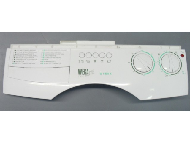 FRONTALE PER LAVATRICE WegaWhite W1039X COMPLETO DI TIMER COD. 516019001   3GG1A CP5100 E SELETTORI