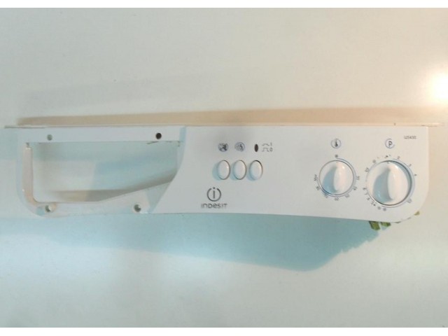 FRONTALE PER LAVATRICE INDESIT WS43X   COMPLETO DI TIMER COD. 160010352.04 E SELETTORI