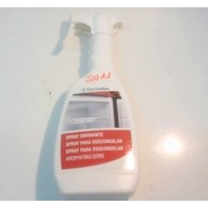 spray sbrinante, accellera il processo di sbrinamento facilitando la rimozione del ghiaccio da frigorifero e congelatore