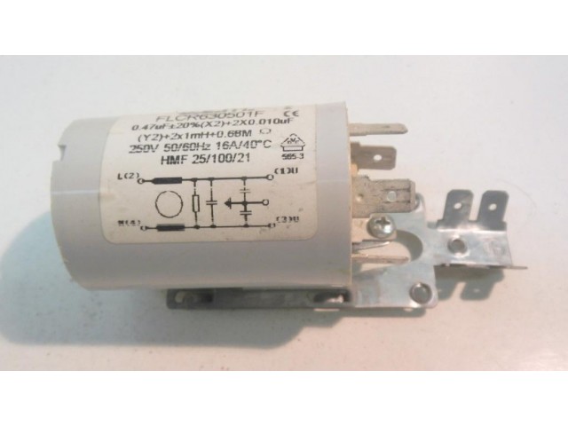 Condensatore lavatrice Kennex WS642 cod flcr630501f