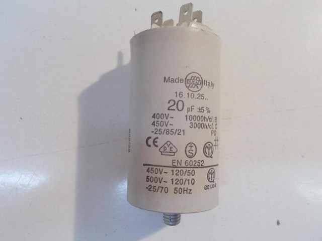 Condensatore lavatrice Ariston ALS748 cod en60252